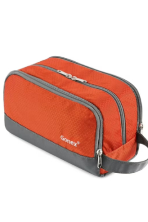 Gonex Travel Toiletry Bag for Men Women, Hanging Shaving Bag, Water Resistant Toiletry Organizer