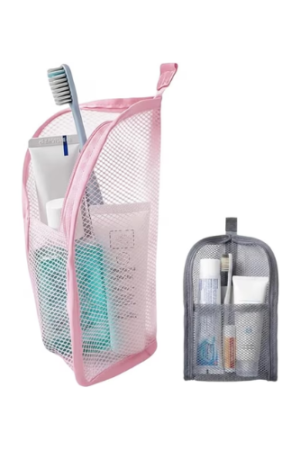 2Pack Toiletry Bags, Travel Toiletry Bag, Mesh Large Capacity Cosmetic Waterproof Bag
