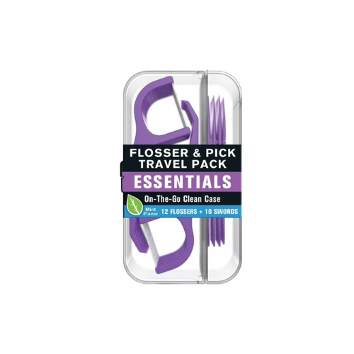 Reach Flossers and Floss Picks Travel Pack, 12 Mint Flossers, 10 Floss Picks