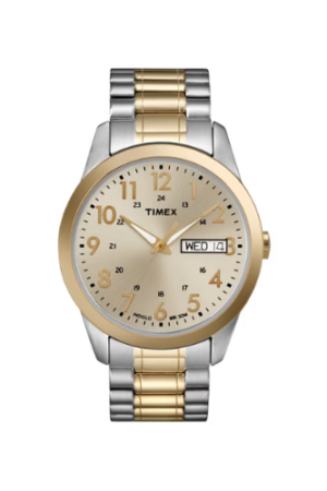 Timex Men's South Street Sport Two-Tone 36mm Casual Watch, Expansion Band
