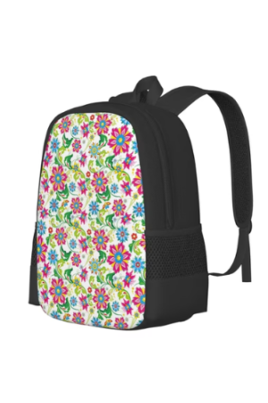 Fuzoiu Vector Mexican Otomi Style Bright Print Large Capacity Backpack,Travel Backpack,Laptop Bag,College School Rucksack Bag,for School, Travel & Outdoor Activities
