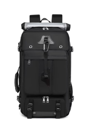 Travel Backpack 50L New Premium - Unisex Extra Large Laptop Backpack for Hiking, Climbing & Business Trips, Waterproof, Black