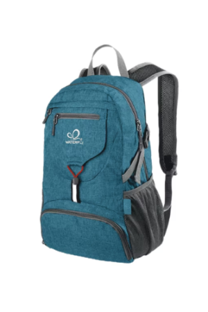 WATERFLY Unisex 20L Small Foldable Packable Travel Hiking Backpacks Daypack,Teal Blue