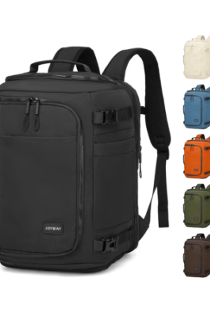 Joyway Travel Backpack for Women & Men Large Capacity Carry On Backpack with Shoe Compartment Waterproof Weekender Bag Laptop Backpack with Wide Opening Overnight Bag for Travel Work Gym