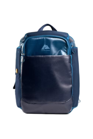 Ozark Trail 30L Unisex Coated Polyester Travel Backpack with Padded Laptop Sleeve and Luggage Pass-Through, Blue