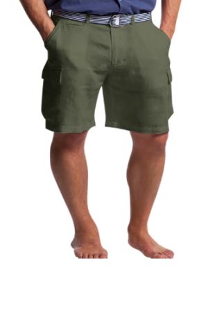 HCNTES Mens Hiking Cargo Shorts with Pockets Quick Dry Lightweight Short for Golf Board Shorts Bermuda Shorts Fishing(Green,3XL)