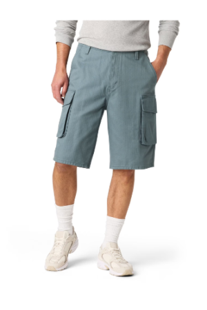 Levi Strauss Signature™ Men's and Big and Tall Loose Cargo Shorts, 12" Inseam