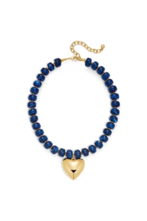 Leaf Resin Chunky Beaded Necklace for Women, Simple Modern Style Necklace Jewelry Accessory