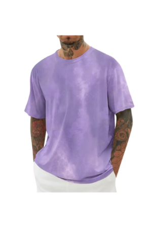 biudgviw Big and Tall T Shirts for Men Tie Dye Short Sleeve Graphic Tee Tops Fashion Casual Crewneck Loose Fit Shirts M-5XL