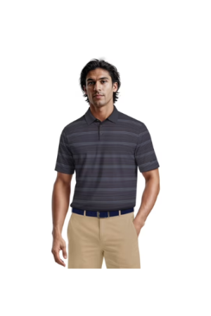 Ben Hogan Men's & Big Men's Performance Proper Stripe Short Sleeve Polo Shirt, up to 5XL